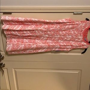 Coral dress sleeveless